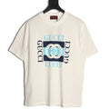 Gucci Interlocking-G and Lettering Graphic T-Shirt - Cream