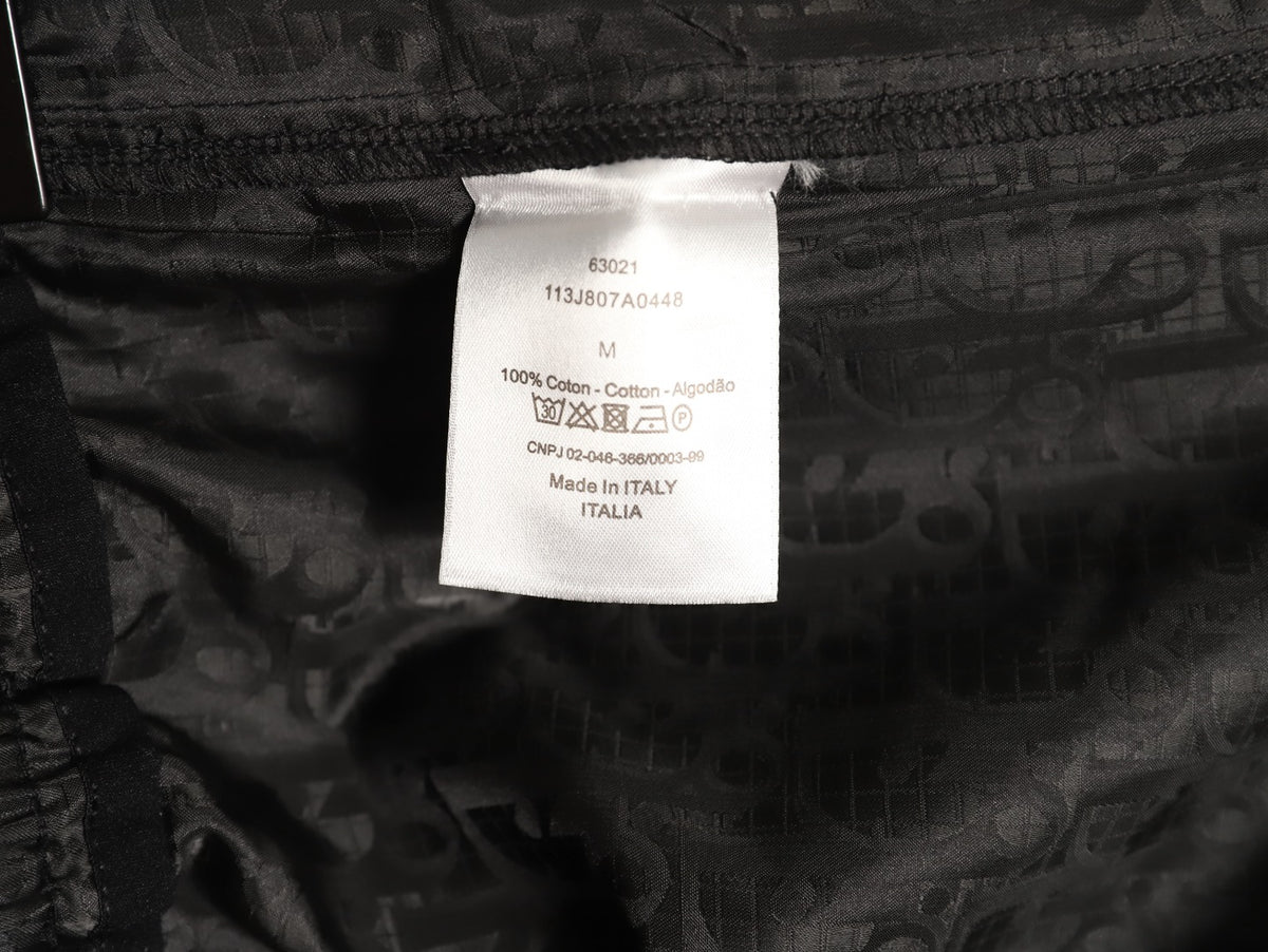 Gucci Tonal Double-G-Style Allover Drawstring Shorts - Black