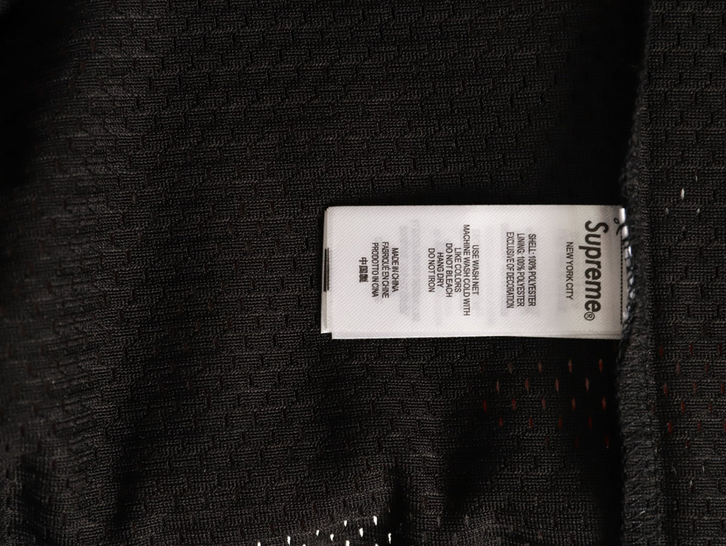 Supreme DJ Screw Graphic V-Neck Football-Style Jersey - Black