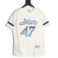 Dior 47 Gradient-Style Lettering Short-Sleeve T-Shirt - Cream
