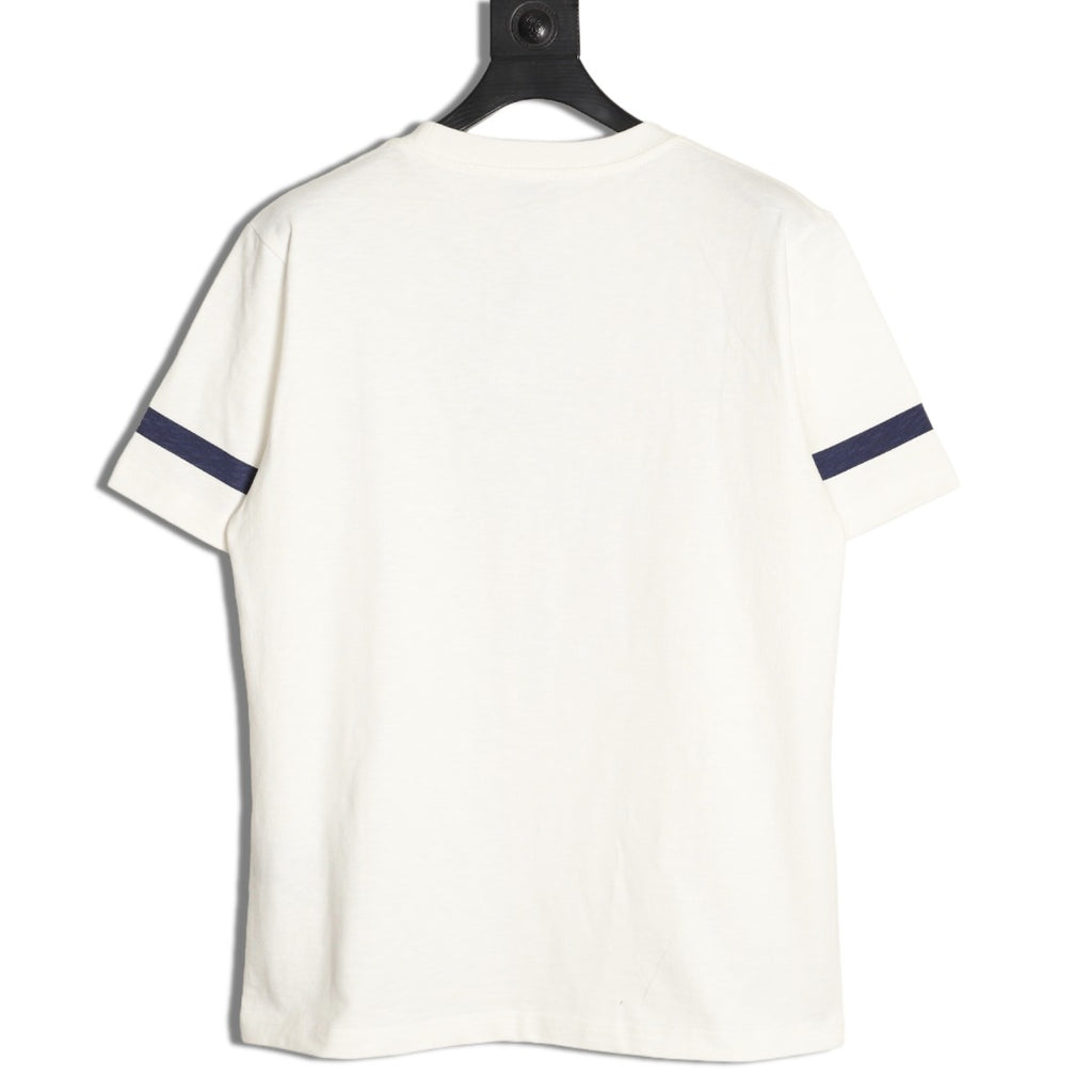 Dior 47 Gradient-Style Lettering Short-Sleeve T-Shirt - Cream