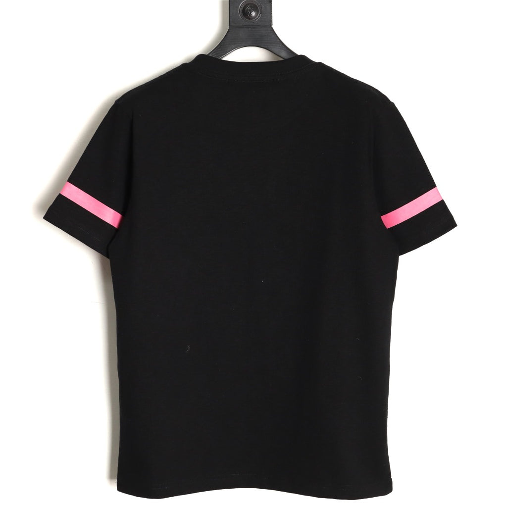 Dior 47 Gradient-Style Lettering Short-Sleeve T-Shirt - Black