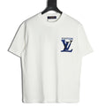 Louis Vuitton LV Chest-Lettering Short-Sleeve T-Shirt - Cream