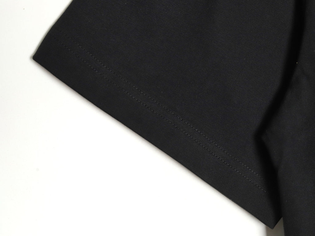 Louis Vuitton LV Chest-Lettering Short-Sleeve T-Shirt - Black