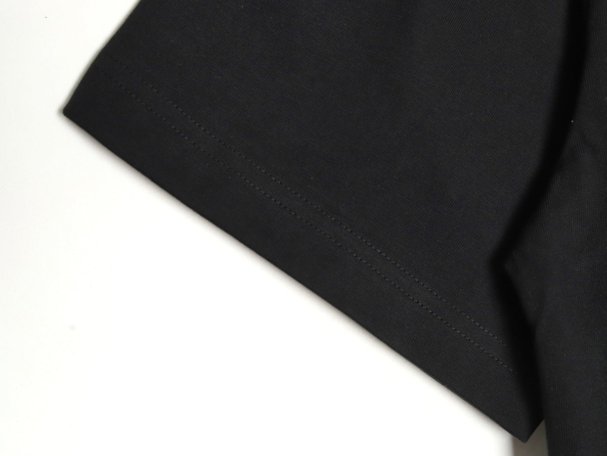 Louis Vuitton LV Chest-Lettering Short-Sleeve T-Shirt - Black