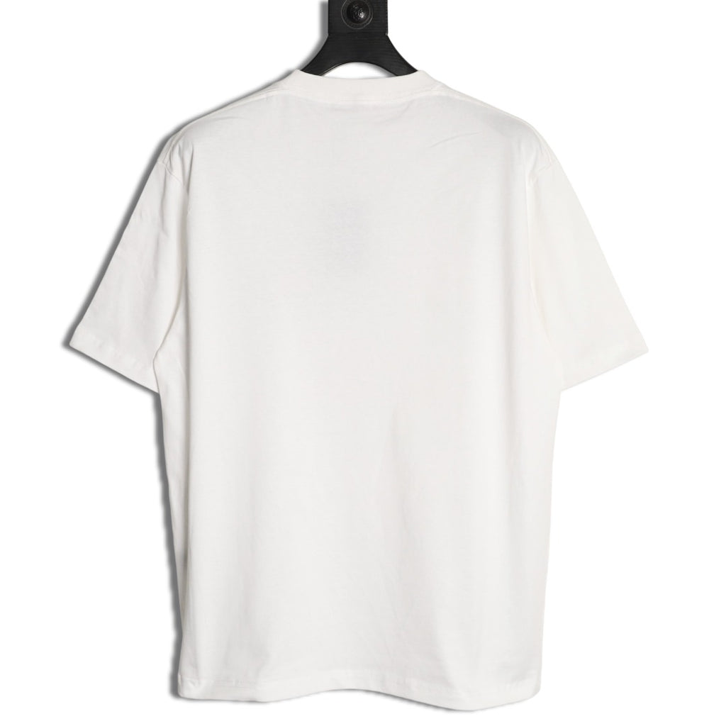 Louis Vuitton Graffiti-Style Chest-Lettering Short-Sleeve T-Shirt - Cream